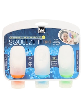 Set de botella para viaje Go Travel unisex