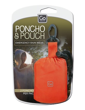 Impermeable desechable Go Travel de polietileno