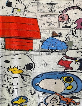 Cobija clásica de tejido suave Generica Snoopy Unisex