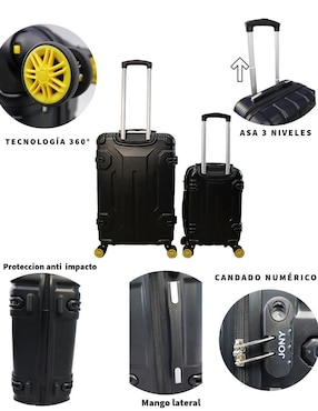 Set maletas carry on Jony