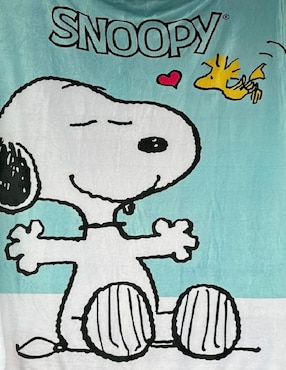 Cobija de tejido suave Generica Snoopy unisex