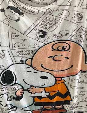 Cobija de tejido suave Generica Snoopy unisex