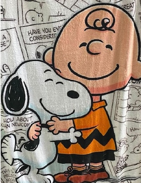 Cobija de tejido suave Generica Snoopy unisex