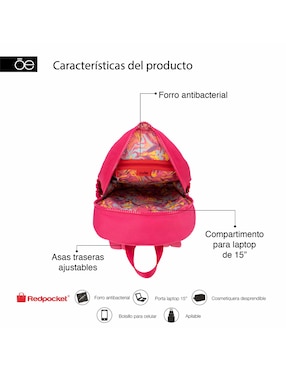 Mochila para viaje Cloe Robali para mujer