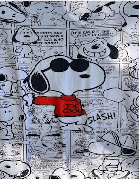 Cobija clásica de tejido suave Generica Snoopy unisex