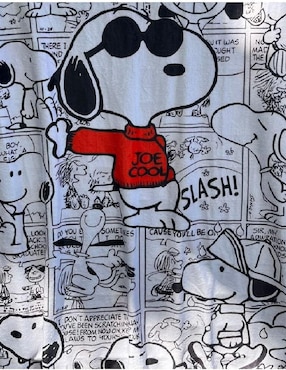 Cobija clásica de tejido suave Generica Snoopy unisex
