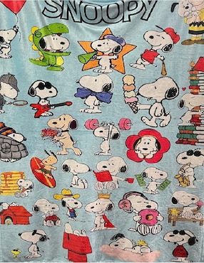 Cobija de tejido suave Generica Snoopy unisex