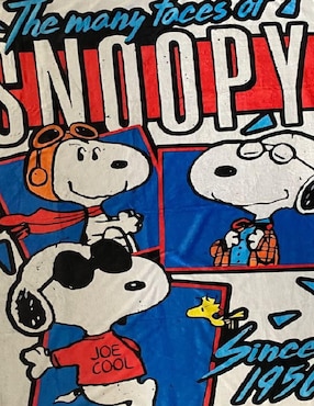 Cobija de tejido suave Generica Snoopy unisex