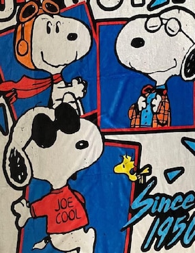 Cobija de tejido suave Generica Snoopy unisex