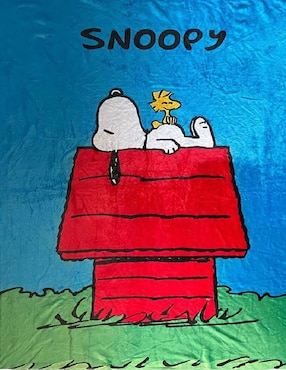 Cobija de tejido suave Generica Snoopy unisex