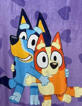 Cobija de tejido suave Generica Bluey unisex