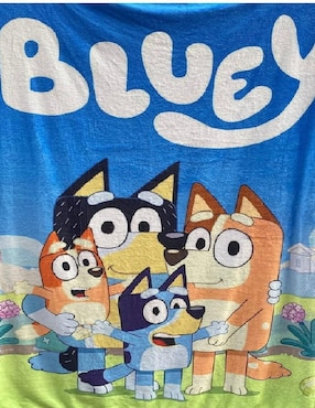 Cobija clásica de tejido suave Generica Bluey unisex