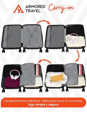 Maleta con ruedas de mano Armored Travel Stone Carry On