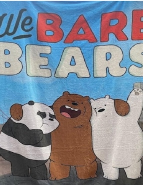 Cobija clásica de tejido suave Generica We bare bears unisex