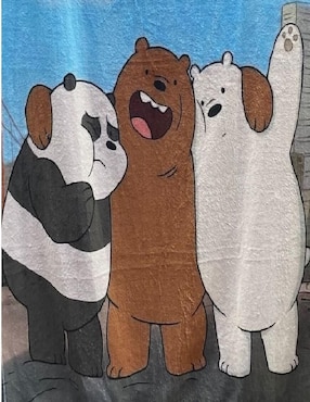Cobija clásica de tejido suave Generica We bare bears unisex