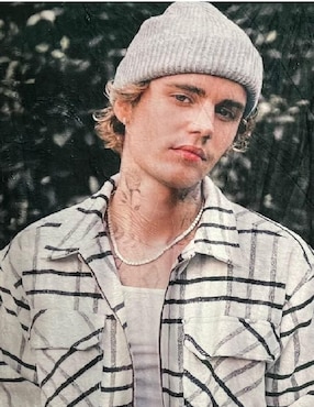 Cobija de tejido suave Generica Justin Bieber unisex