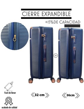 Maleta de viaje Clear Shop
