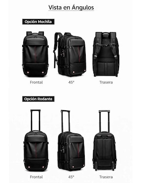 Mochila para viaje Foresker Airback impermeable unisex