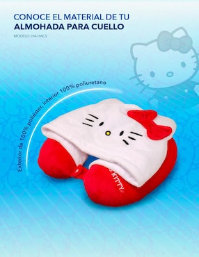 Almohada Gairet Hello Kitty firmeza alta
