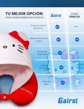 Almohada Gairet Hello Kitty firmeza alta