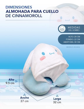 Almohada Gairet Cinnamoroll firmeza alta
