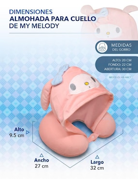 Almohada Gairet My Melody firmeza alta