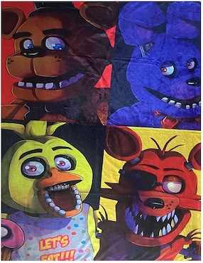 Cobija de tejido suave Generica Fazbear Oso