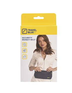 Cinturón de seguridad multiusos Travel Blue de poliéster