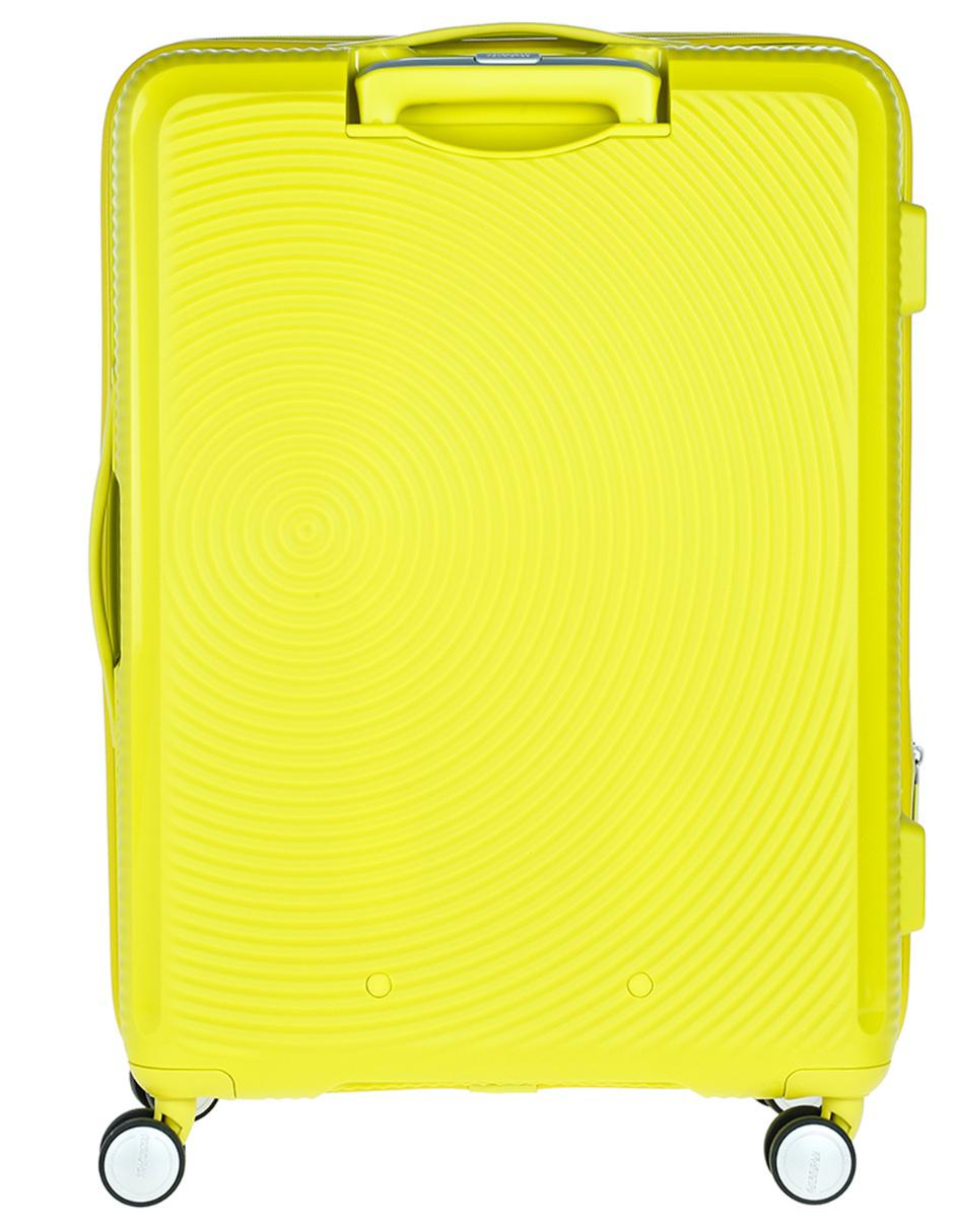 MALETA CON RUED, M, AMARILLO BRILLANTE