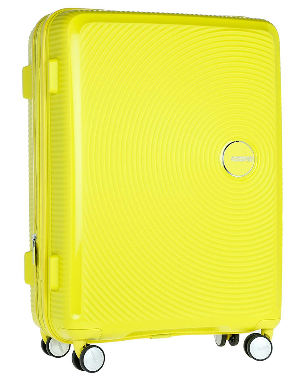 MALETA CON RUED, M, AMARILLO BRILLANTE