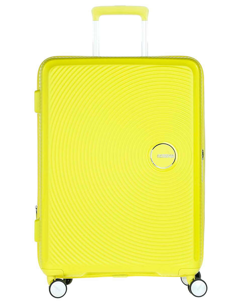 MALETA CON RUED, M, AMARILLO BRILLANTE