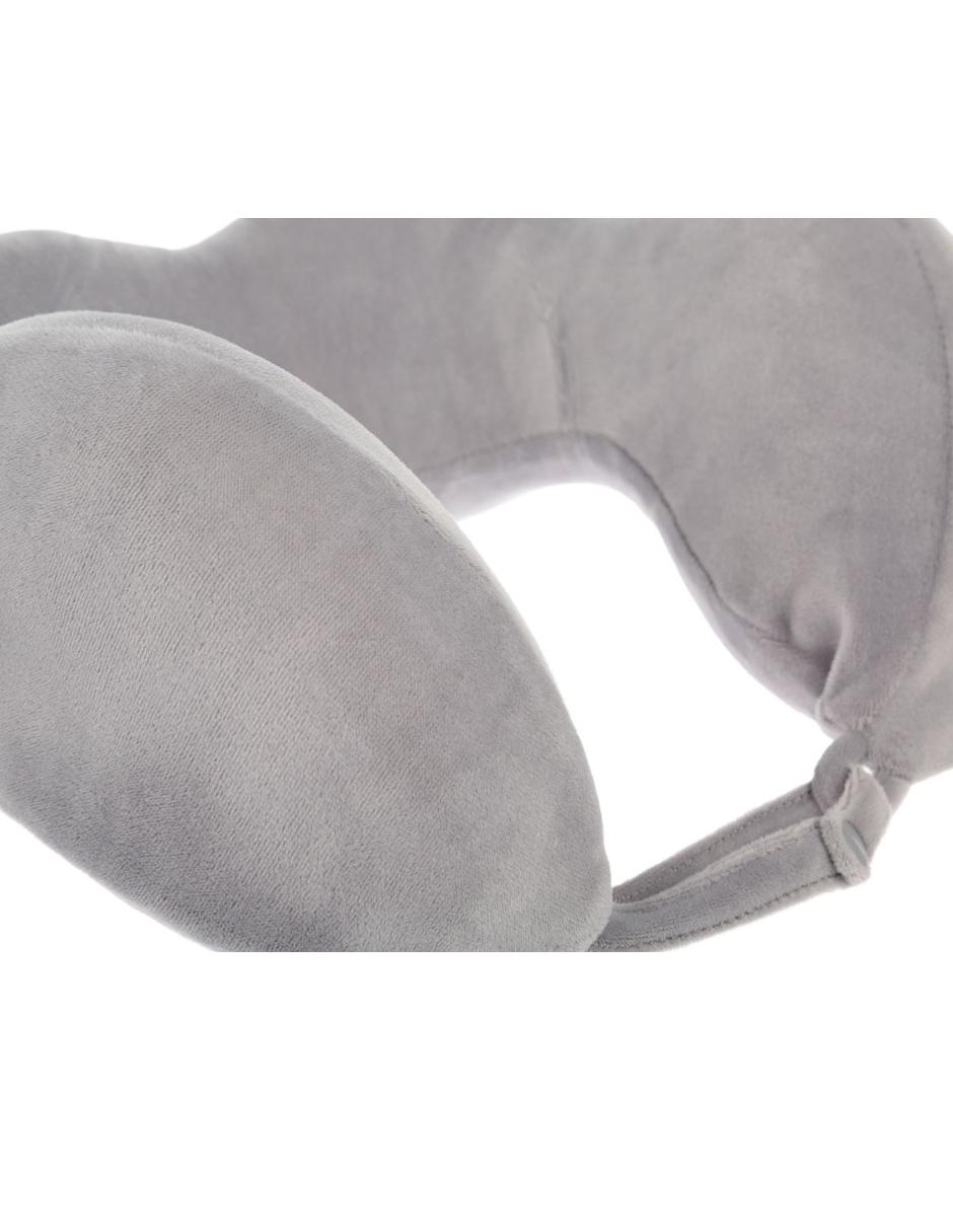 ALMOHADA TRAVEL BLUE M, ESTÁNDAR, GRIS