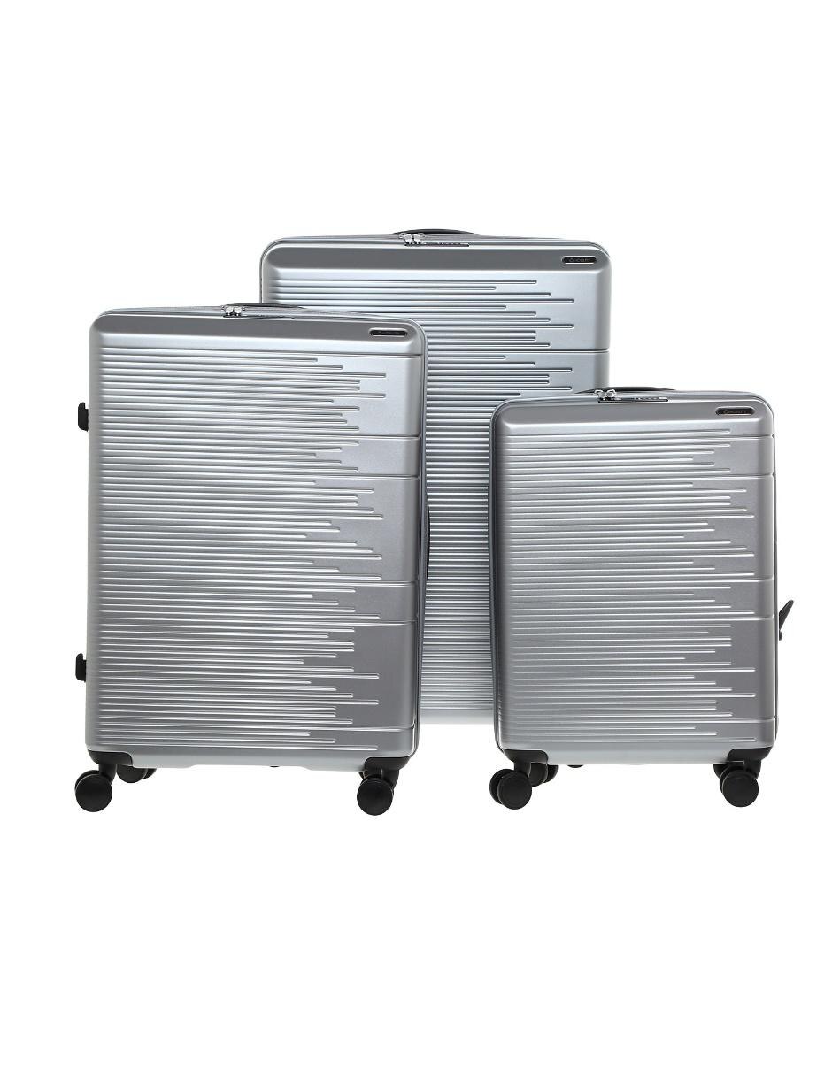 Set de 3 maletas Mobility plateada en Liverpool