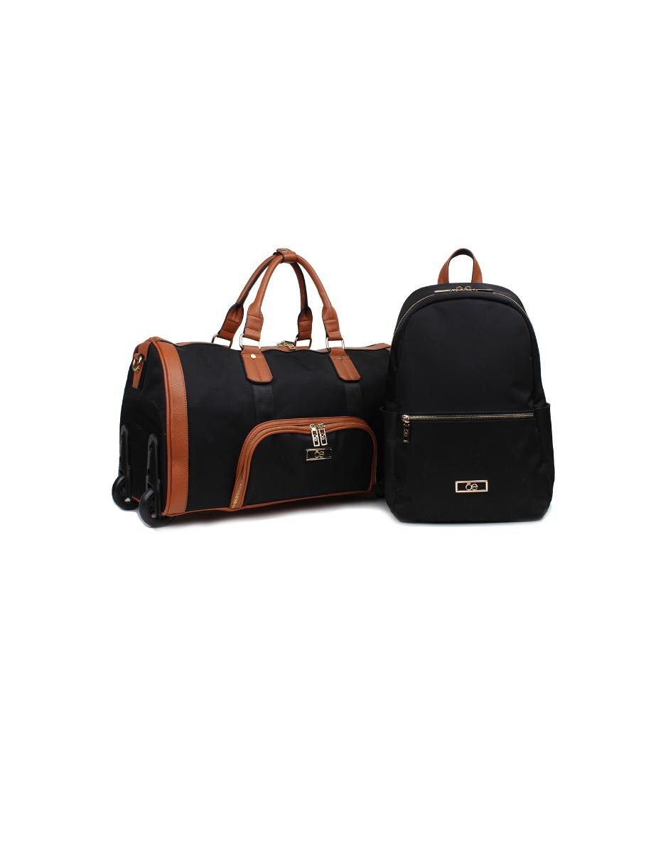 Set de maleta 2 piezas CLOE mediano Luka negro en Liverpool