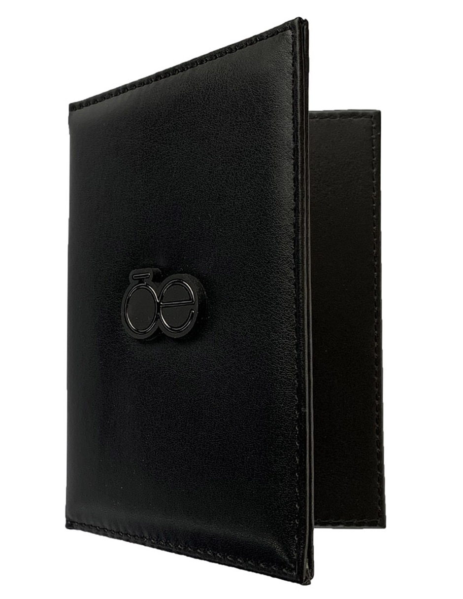 PORTA PASAPORTE CLOE, NEGRO