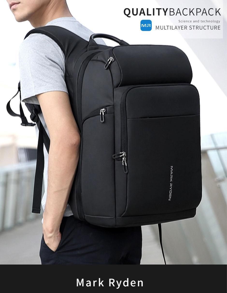 Mochila para viaje impermeable para hombre 8
