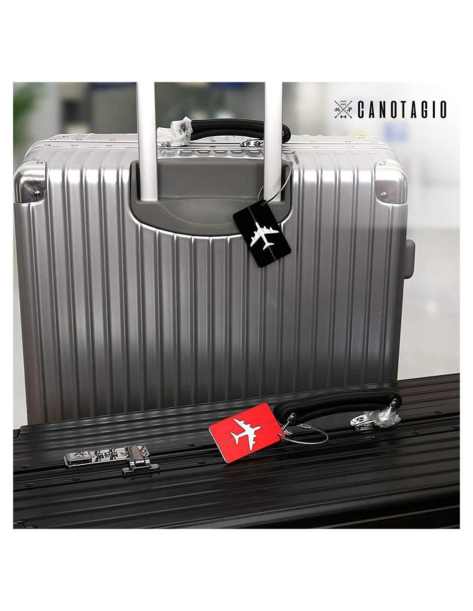 Identificador forma rectangular de aluminio 6