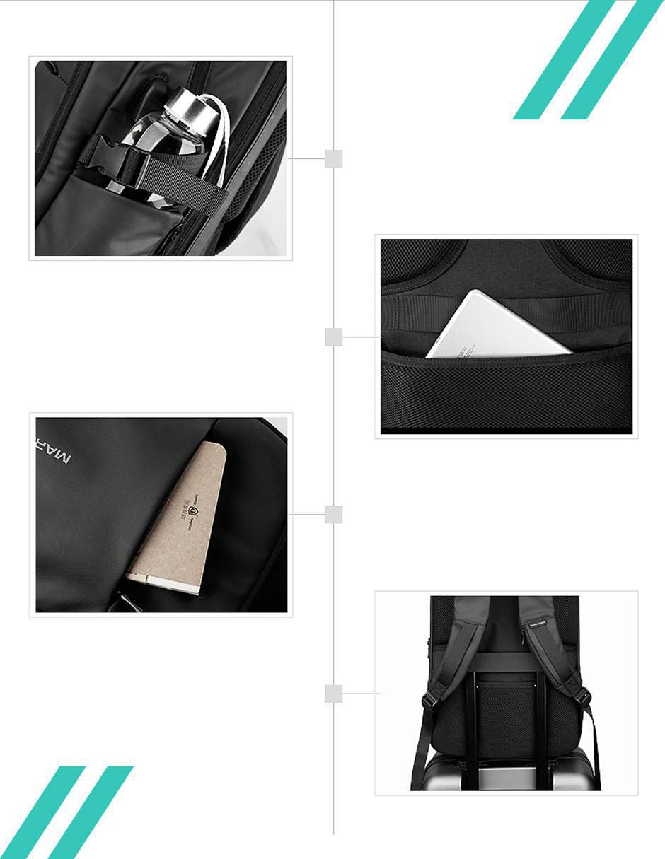 Mochila porta laptop 15.6 pulgadas 2