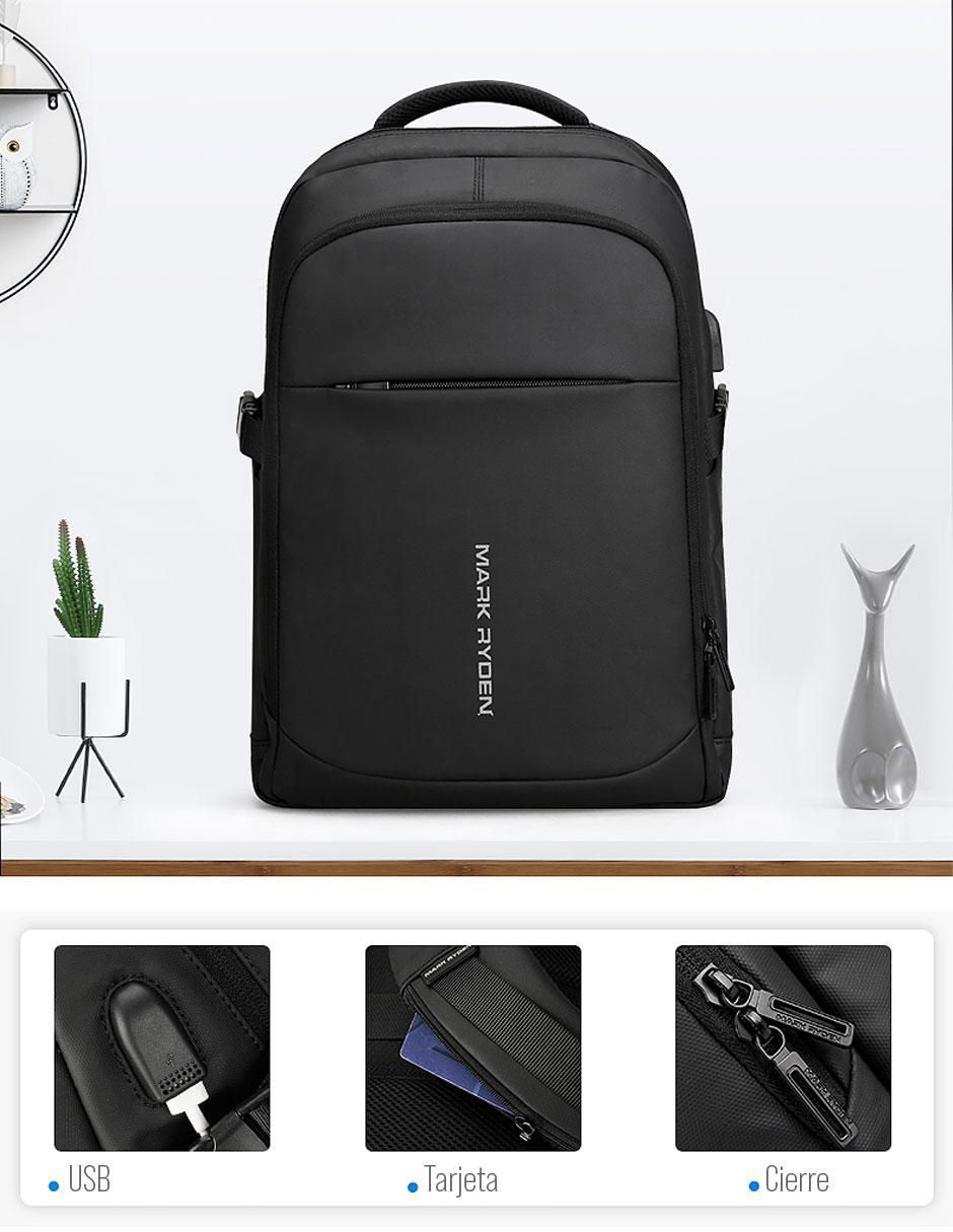 Mochila porta laptop 15.6 pulgadas 10
