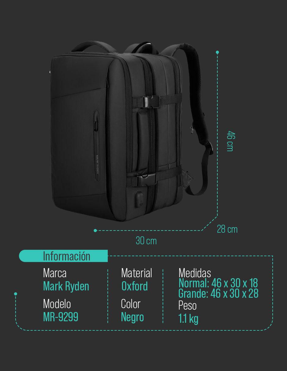 Mochila porta laptop 15.6 pulgadas 10