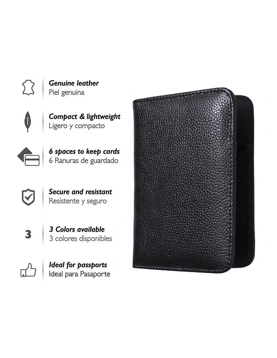 Porta pasaporte de piel 2