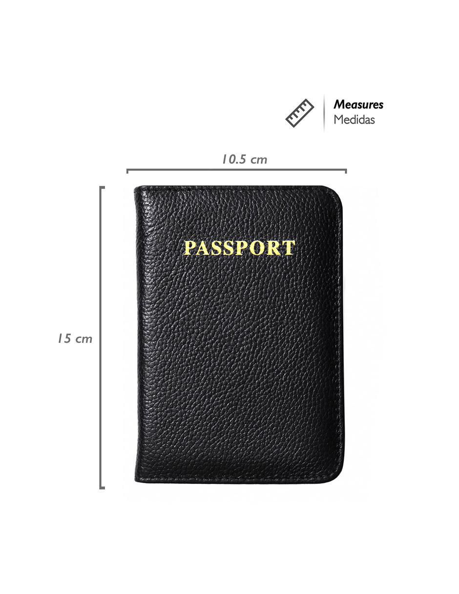 Porta pasaporte de piel 7