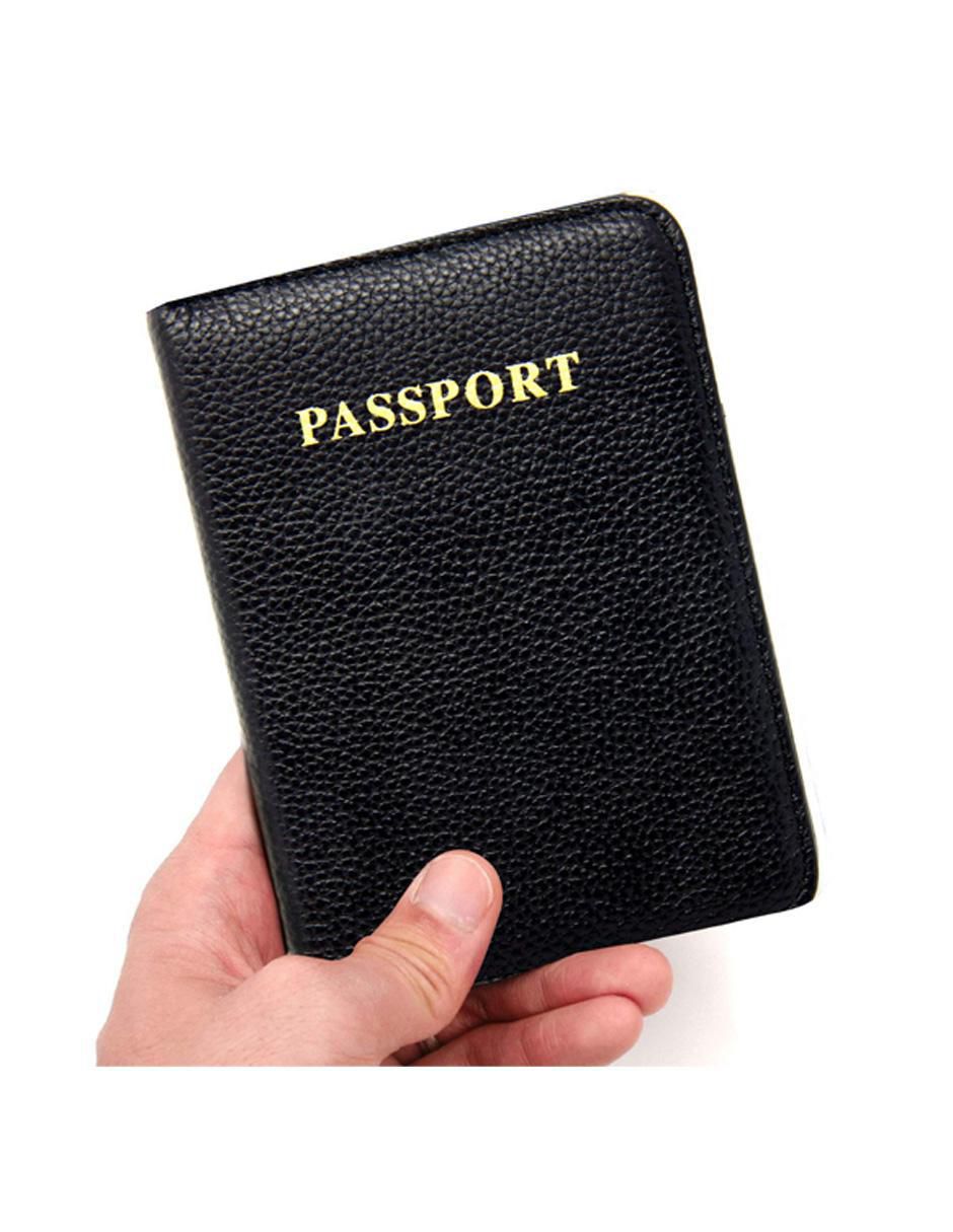 Porta pasaporte de piel 6