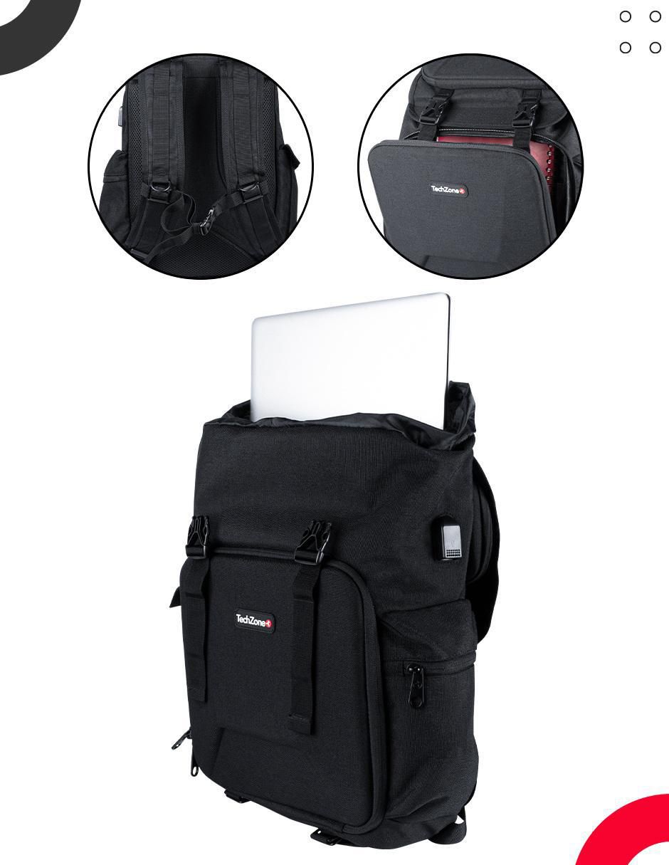 Mochila porta laptop Glory 17 pulgadas 5