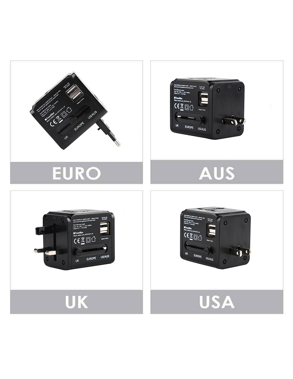 Adaptador universal viajes 5