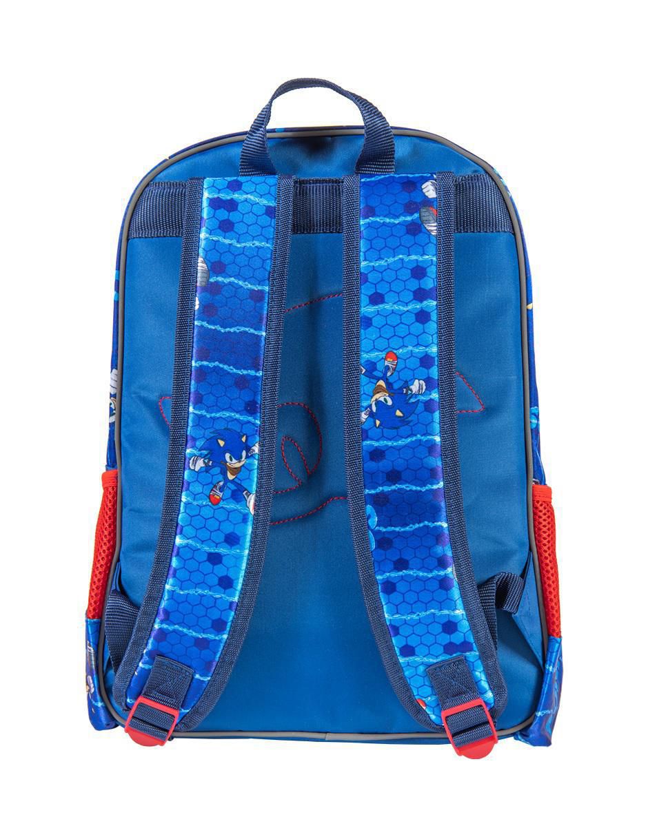 Mochila escolar Sonic para niño