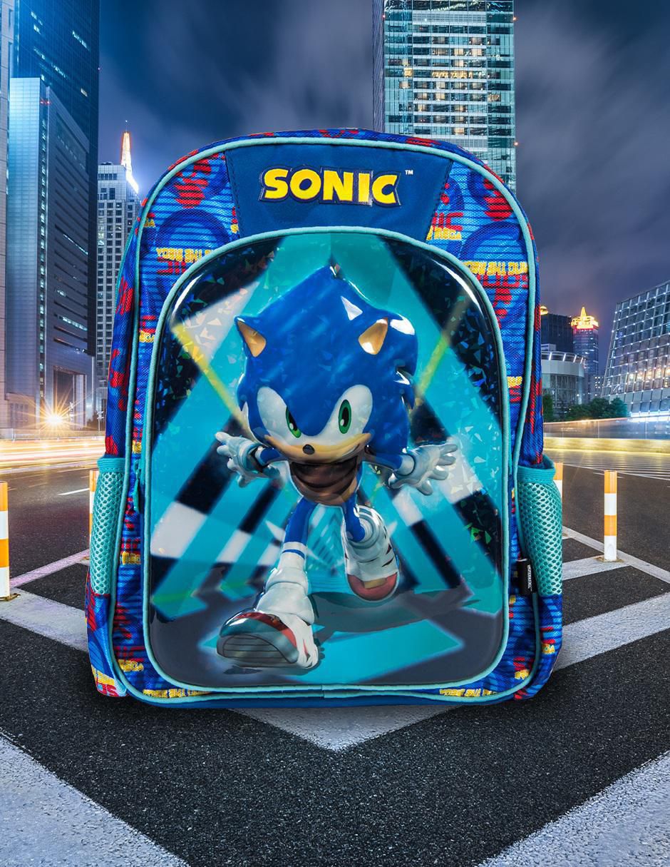 Mochila escolar Sonic Sonic By Ginga para niño 5