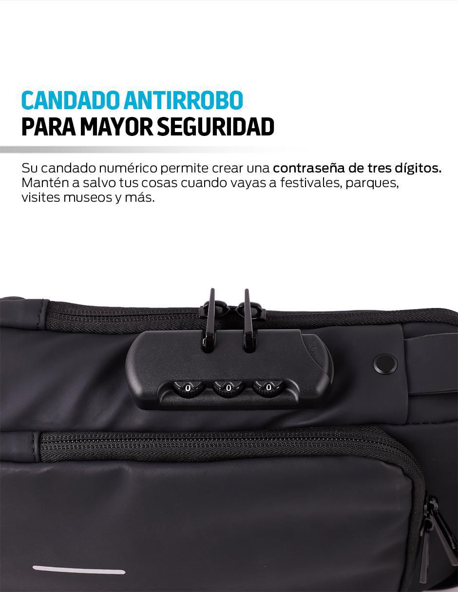 Mochila antirrobo impermeable unisex 6