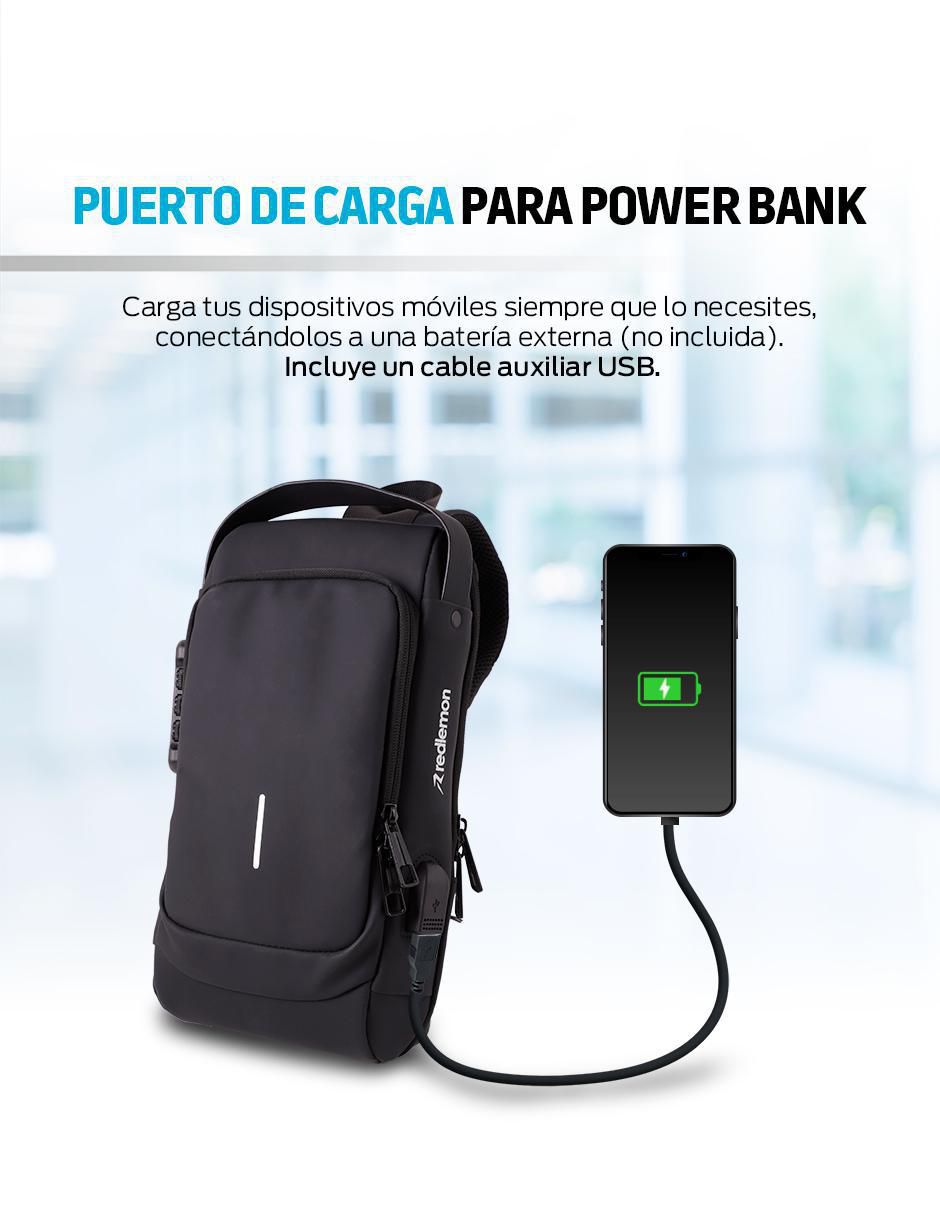 Mochila antirrobo impermeable unisex 8