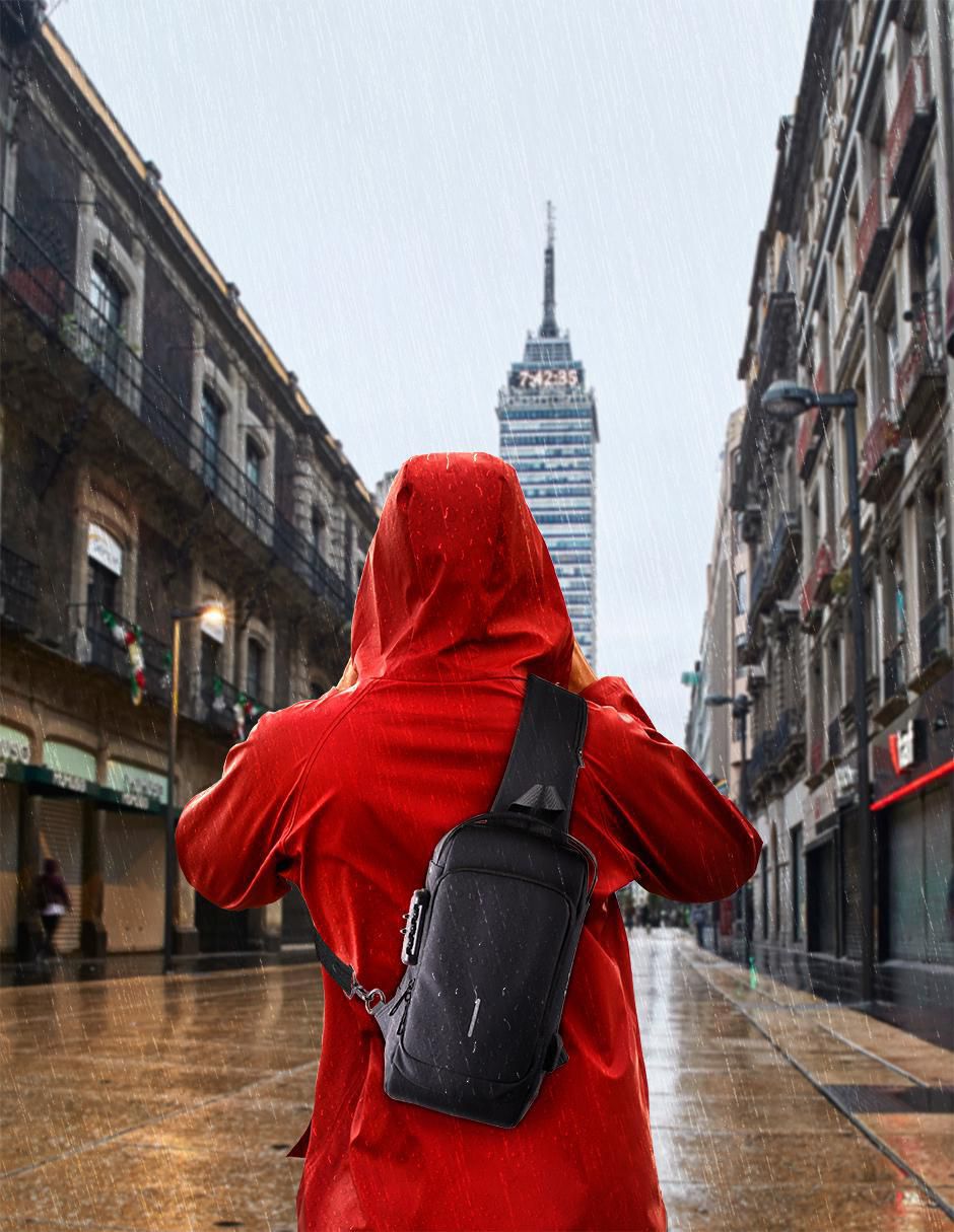 Mochila antirrobo impermeable unisex 9